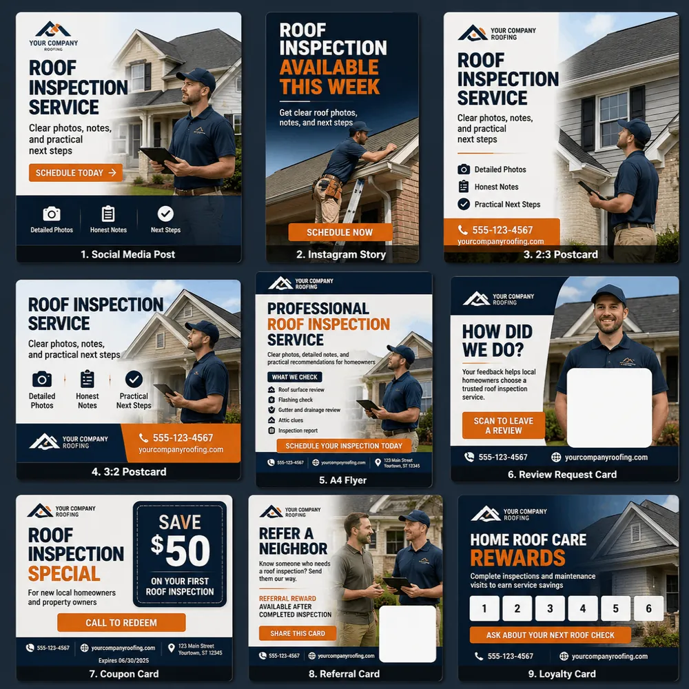 RoofCheck Marketing Bundle for Roofing Inspection Services - Image 2